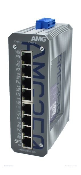 AMG350-8GAT-P200,AMG, POE Switch, Videoübewachung