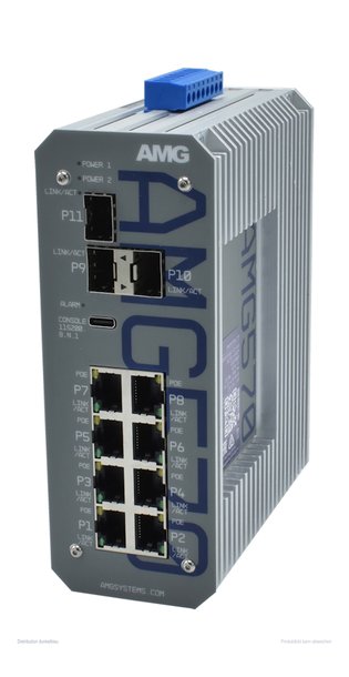 AMG570-2GBT-4GAT-2G-3S-P300,AMG, POE-Switch, Videoüberwachung