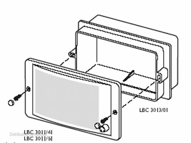 LBC3013/01 Bosch Unterputzgehäuse, Audiosystem